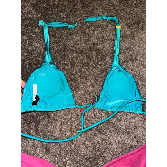 Vix teal bikini swim top - Picture 3 of 4